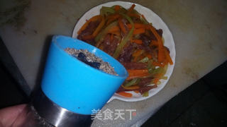 ‘凉拌’三宝――胡萝卜莴笋拌肉干丝的做法步骤:13