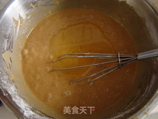 不用烤箱做甜点----澎湖黑糖糕的做法步骤:3