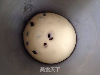 葡萄干吐司(厨师机版)的做法步骤:7
