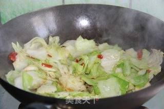 手撕包菜的做法步骤:5