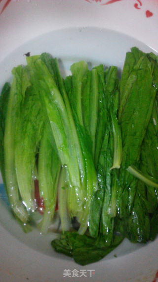 香灼油麦菜的做法步骤:3