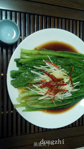香灼油麦菜的做法步骤：6