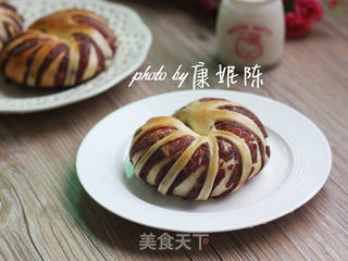 豆沙环形面包的做法步骤:12