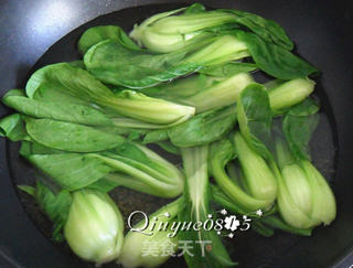 香菇油菜的做法步骤:6