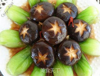 香菇油菜的做法步骤:11