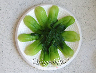 香菇油菜的做法步骤:7
