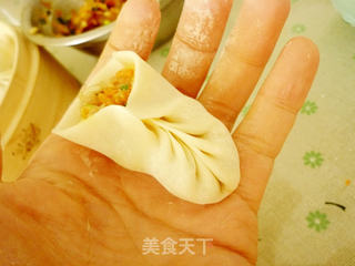 胡萝卜蒸饺的做法步骤:8