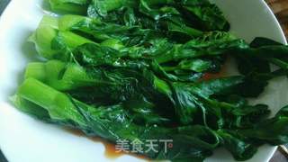 青黄可接-柚丝白灼菜心的做法步骤:2