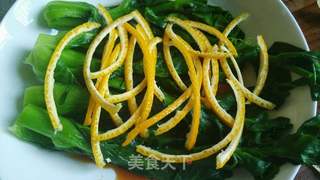 青黄可接-柚丝白灼菜心的做法步骤:4