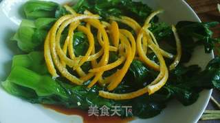 青黄可接-柚丝白灼菜心的做法步骤:6