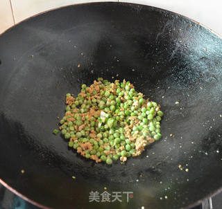 肉末豌豆的做法步骤:7