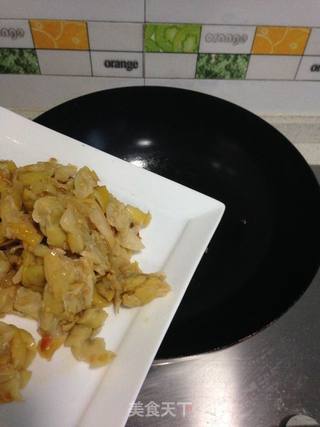 油渣脆黄瓜的做法步骤:3
