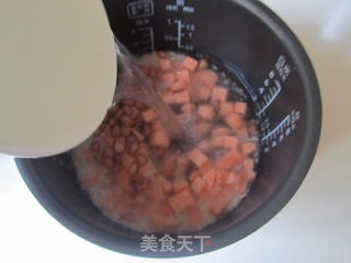 红薯花生粥的做法步骤:4