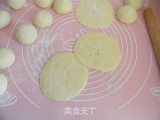 鸡蛋小白菜素馅包子的做法步骤:8