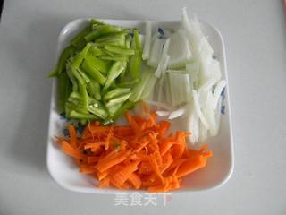 素炒疙瘩的做法步骤:3