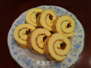 戚风蛋糕卷的做法步骤:19