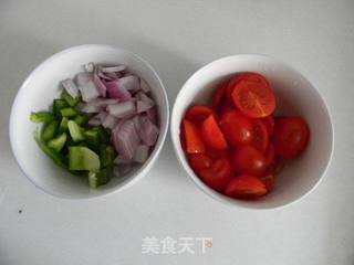 爽口青椒盅的做法步骤:3