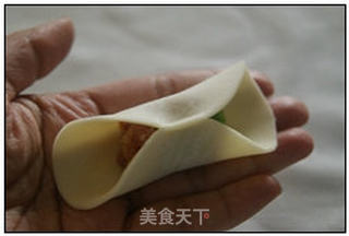 四喜蒸饺的做法步骤:4