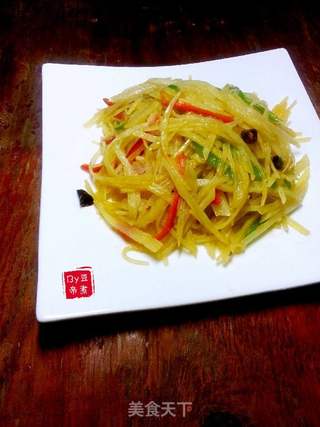 酸辣土豆丝的做法步骤:7