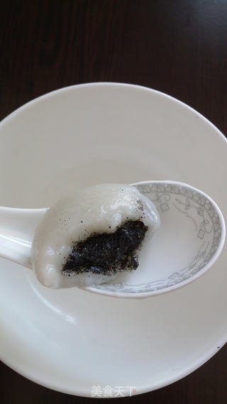 黑芝麻汤圆---低糖少油版的做法步骤:14