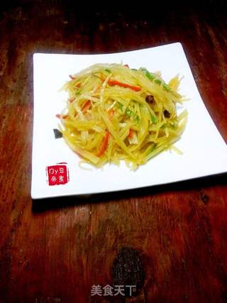 酸辣土豆丝的做法步骤:6