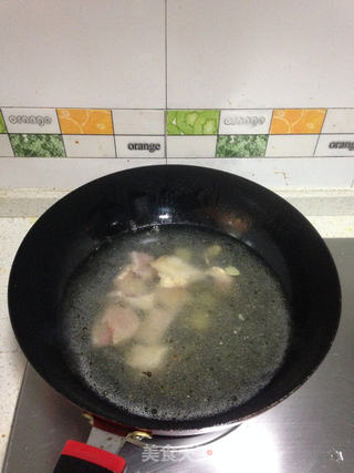 豆皮鱼片汤的做法步骤:4