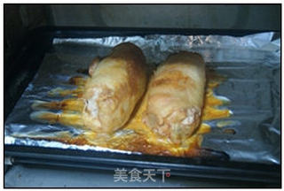 奥尔良烤鸡肉卷的做法步骤:7