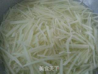 酸辣土豆丝的做法步骤:3