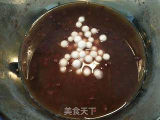 珍珠丸子红豆汤的做法步骤:4