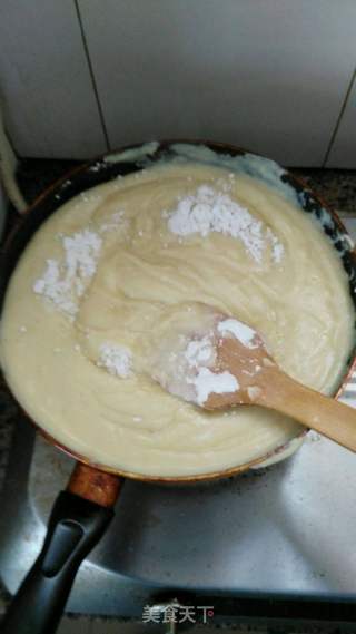 奶香绿豆糕(豆沙馅)甜的做法步骤:7