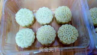 奶香绿豆糕(豆沙馅)甜的做法步骤:17