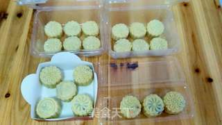 奶香绿豆糕(豆沙馅)甜的做法步骤:15