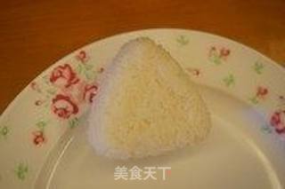 熊猫造型饭团便当的做法步骤:4