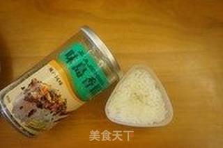 熊猫造型饭团便当的做法步骤:5