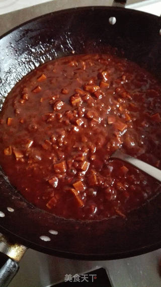 肉末豆干炸酱的做法步骤:11