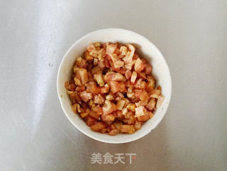 节后的开胃下饭解腻菜——肉丁炒酸豇豆的做法步骤:3