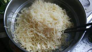 豆干蒜蔬蒸拌面的做法步骤:10