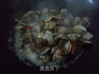 爆炒花蛤的做法步骤:6