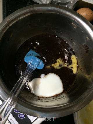 布朗尼芝士蛋糕的做法步骤:4