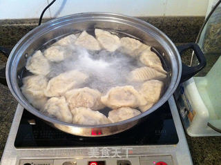 茄子馅素饺子的做法步骤:14