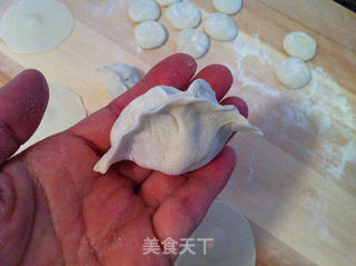 茄子馅素饺子的做法步骤:12
