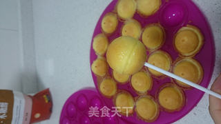 学落雨无声做的棒棒糖蛋糕的做法步骤:7