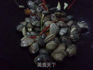 爆炒花蛤的做法步骤:5