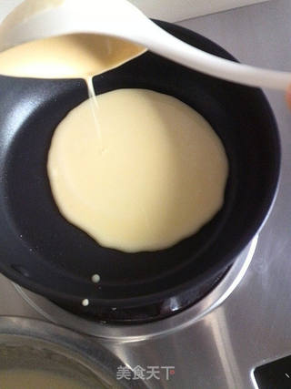 香蕉班戟的做法步骤:11