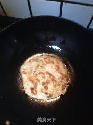 爱心葱油饼的做法步骤:12