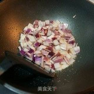 炸鸡排配咖喱饭的做法步骤:5