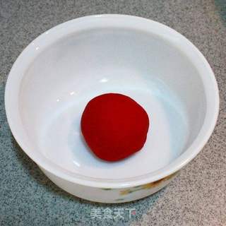 美食如花般绽放-----双色玫瑰馒头的做法步骤:5