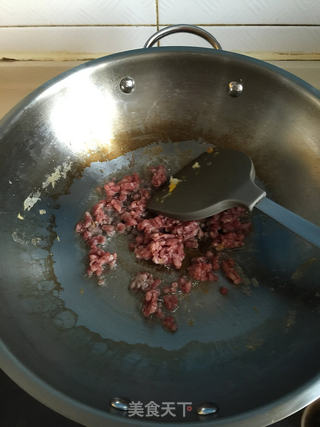 肉末菠菜的做法步骤:5