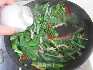 韭香蛏子的做法步骤:9