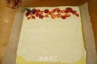 草莓蛋糕卷的做法步骤:19
